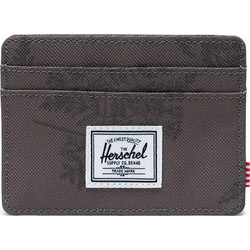Herschel Μικρό Υφασμάτινο Γυναικείο Πορτοφόλι Καρτών Σοκολατί Charlie
