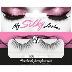 W7 My Silky Lashes SL30 Βλεφαρίδες Ενιαίες Σετ με Κόλλα 2τμχ 5060669899266
