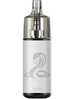 Gobar Tornado Skylin Cobra Leather White Ηλεκτρονικό Τσιγάρο Pod Kit 10ml με Ενσωματωμένη Μπαταρία
