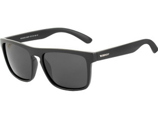 Bobroff BFG0033-S05P Ανδρικά Γυαλιά Ηλίου Τετράγωνα Κοκάλινα Μαύρα με Μαύρο Φακό