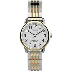 Timex Easy Reader Γυναικείο Ρολόι με Ασημί Χρυσό Μεταλλικό Μπρασελέ TW2V05900