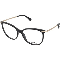 Max Mara MM5050 001 Γυναικείος Σκελετός Γυαλιών Οράσεως Κοκάλινος Μεταλλικός Χρυσός Μαύρος
