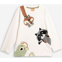 Funky Παιδικό T-Shirt Μακρυμάνικο Λευκό 227-306111-2