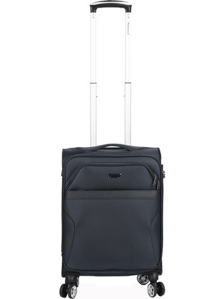 Diplomat Atlanta 998 Βαλίτσα Καμπίνας 54x39x20cm με 4 Ρόδες Μαύρη