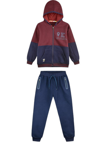Energiers Παιδικό Σετ Φόρμας Μπορντό Navy Μπλε 13-126033-0