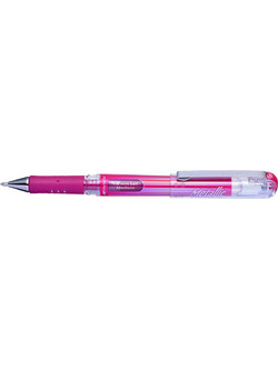 Pentel Hybrid Grip Metallic Στυλό Gel 1mm Φούξια K230MB