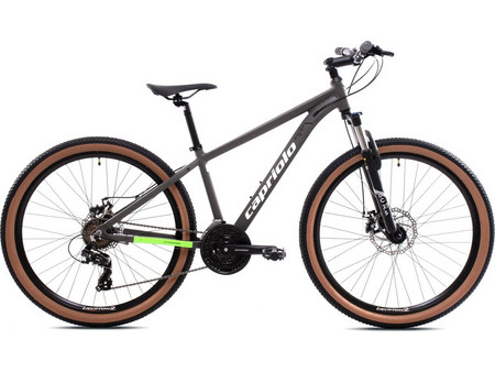 Capriolo LC 2026 Mountain Bike 27.5" Αλουμινίου με 21 Ταχύτητες και Δισκόφρενα Μαύρο Lime