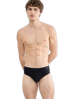 Sloggi Ανδρικά Σλιπ Βαμβακερά Μαύρα 2Pack 10224733-0004