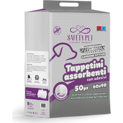 Safety Pet Quickdry Carbon Επιδαπέδιες Πάνες Σκύλου με Ενεργό Άνθρακα 90x60cm 50τμχ