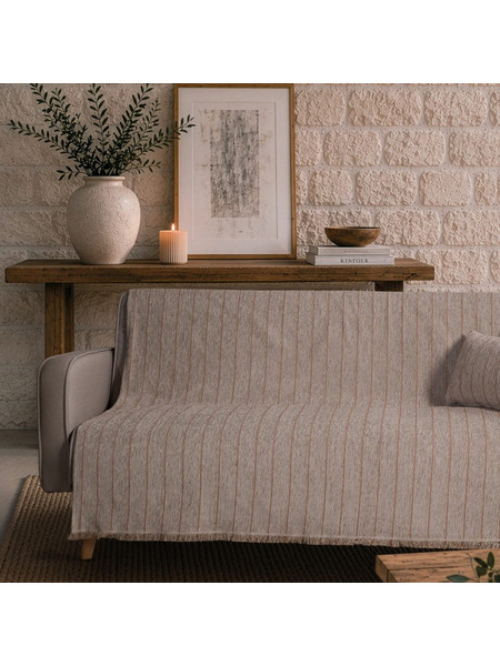 Teoran Ριχτάρι Τετραθέσιου Καναπέ 180x350 Macon 05 Light Brown Terracotta