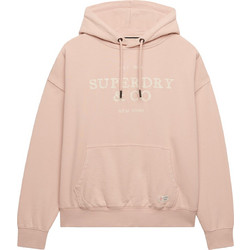 Superdry Γυναικείο Αθλητικό Φούτερ με Κουκούλα Ροζ W2012575A-7UJ