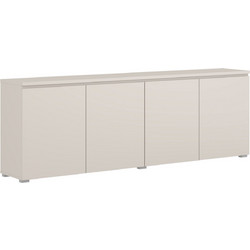 PoliHome Έπιπλο Τηλεόρασης Ξύλινο Μ200xΠ35xΥ68cm Domus 163174429
