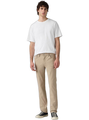 Levi's 511 Ανδρικό Τζιν Παντελόνι Ελαστικό Slim Εφαρμογή Μπεζ 04511-6555
