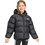 Adidas Παιδικό Μπουφάν Χειμωνιάτικο Puffer Μαύρο KH0198