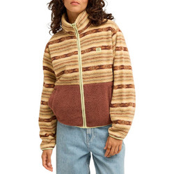 Billabong Γυναικεία Ζακέτα Fleece Μακριά με Φερμουάρ Μπεζ EBJPF00138-ESP