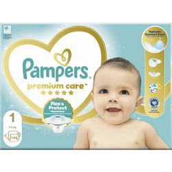 Pampers Premium Care Πάνες No1 2-5kg 144τμχ