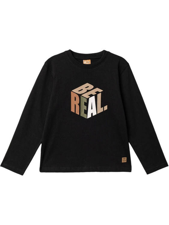 Funky Παιδικό T-Shirt Μακρυμάνικο Μαύρο 227-106100-3