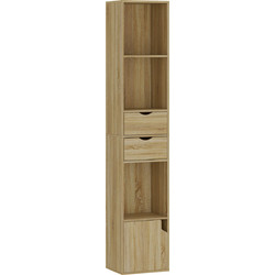 HOMCOM Βιβλιοθήκη 30x24x158cm 836-716V00AK