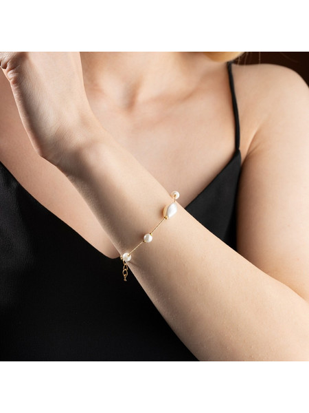 Heliophilia Silver Γυναικείο Βραχιόλι Xρυσό 911VRN1140
