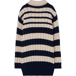 Boboli Παιδικό Φόρεμα Μπεζ Navy Μπλε BOBOLI-404110-7464-BEIGE