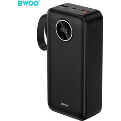 Bwoo BO-P64 Power Bank 20000mAh 22.5W με 2 Θύρες USB-A & Θύρα USB-C Power Delivery Black