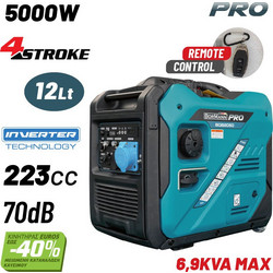 Bormann GB2050 Γεννήτρια Βενζίνης Τετράχρονη Inverter 6.9KVA
