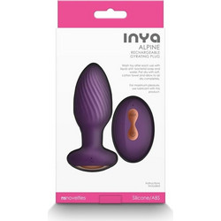 NS Novelties Inya Alpine Πρωκτική Σφήνα Ασύρματη με Δόνηση 9.8cm Μωβ