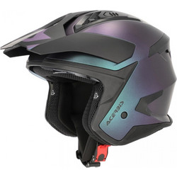 Acerbis Aria Evo Metallic Green Κράνος Μηχανής Jet