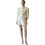 Mix & Match Melissa Μίνι Φούστα Υφασμάτινη Ψηλόμεση Εκρού FW2619