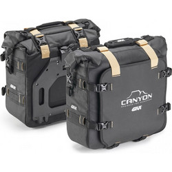 Givi GRT720B Σετ Πλαϊνές Βαλίτσες Μηχανής Monokey 2x25lt Μαύρες