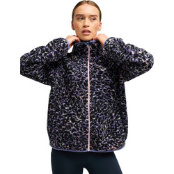 Roxy Waves Of Warmth Γυναικεία Ζακέτα Fleece Μακριά με Φερμουάρ Μαύρη ERJPF03262-PNB7