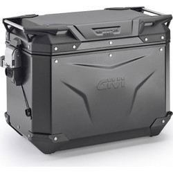 Givi Trekker Outback Evo OBKEV48BL Πλαϊνή Βαλίτσα Μηχανής Αλουμινίου Monokey 48lt Μαύρη