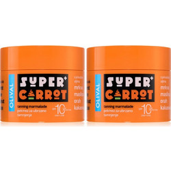 Olival Super Carrot Κρέμα Μαυρίσματος Σώματος SPF10 2x100ml