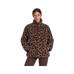Sugarfree Γυναικείο Φούτερ Fleece με Τσέπες Καφέ 26833053