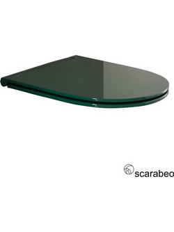 Scarabeo Glam 5201 Καπάκι Λεκάνης D-Shape Πλαστικό Slim Soft Close Πράσινο