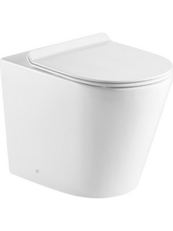 Karag Zina Καπάκι Λεκάνης D-Shape Πλαστικό Λευκό LT1003D