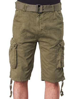 Schott NYC Ανδρική Βερμούδα Cargo Χακί TRRANGER30