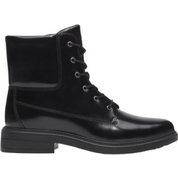 Timberland Γυναικεία Αρβυλάκια Λουστρίνι Μαύρα με Χοντρό Χαμηλό Τακούνι TB0A2E4UW025