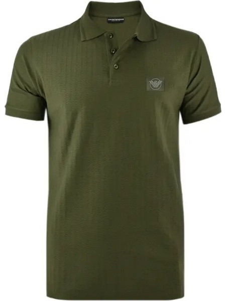 Emporio Armani Ανδρική Μπλούζα Polo Κοντομάνικη Χακί EM000571AF20428F7077
