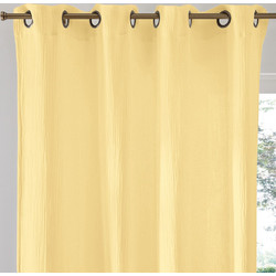 La Redoute Κουρτίνα με Τρουκς 140x180 Kumla 351023334 Κίτρινη