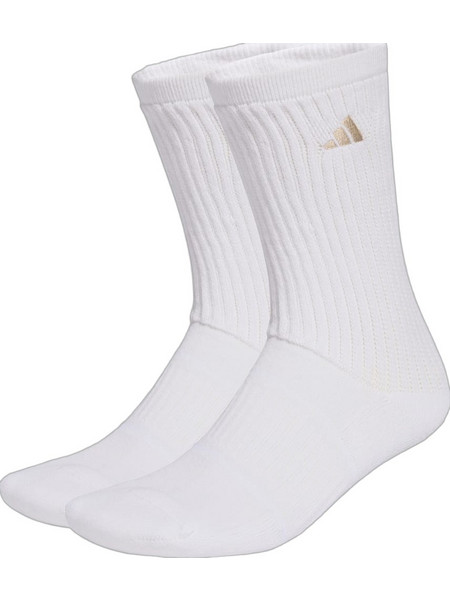 Adidas Ανδρικές Κάλτσες Ψηλές Λευκές 2Pack KE7595