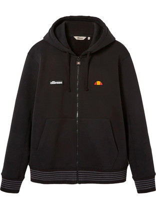 Ellesse Ανδρική Ζακέτα Φούτερ με Κουκούλα και Φερμουάρ Μαύρη SHD24569-011