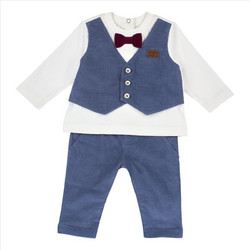 Chicco Βρεφικό Σετ για Αγόρι Καλοκαιρινό Λευκό Navy Μπλε 102844-068