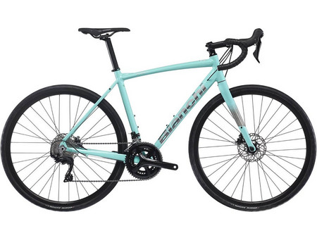 Bianchi Via Nirone All Road 105 550 Ποδήλατο Δρόμου 28" Αλουμινίου με 22 Ταχύτητες και Δισκόφρενα Γαλάζιο