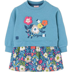 Boboli Παιδικό Φόρεμα Floral Γαλάζιο 314121-4638