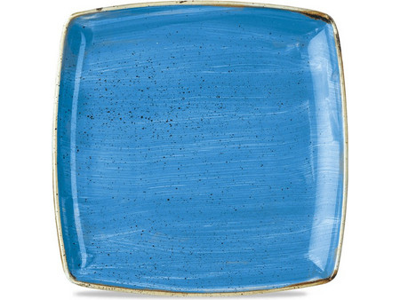 Churchill Cornflower Blue Πιάτα Ρηχά Πορσελάνης Τετράγωνα 26.8cm 12τμχ SCFSDS101