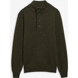 Barbour Ανδρικό Πουλόβερ με Κουμπιά Χακί MKN0585-NY73