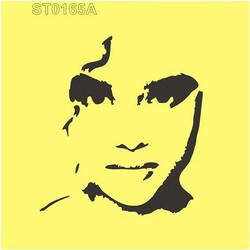 Next Στένσιλ Σχέδια Woman Face 16x16cm 25250-2