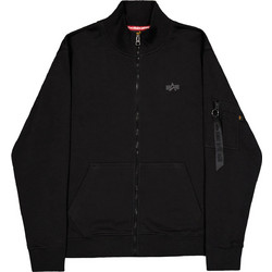 Alpha Industries Ανδρική Ζακέτα Φούτερ με Φερμουάρ Μαύρη 26830203