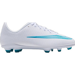Nike Mercurial FG IO1487-102 Παιδικά Ποδοσφαιρικά Παπούτσια με Τάπες Λευκά Γαλάζια